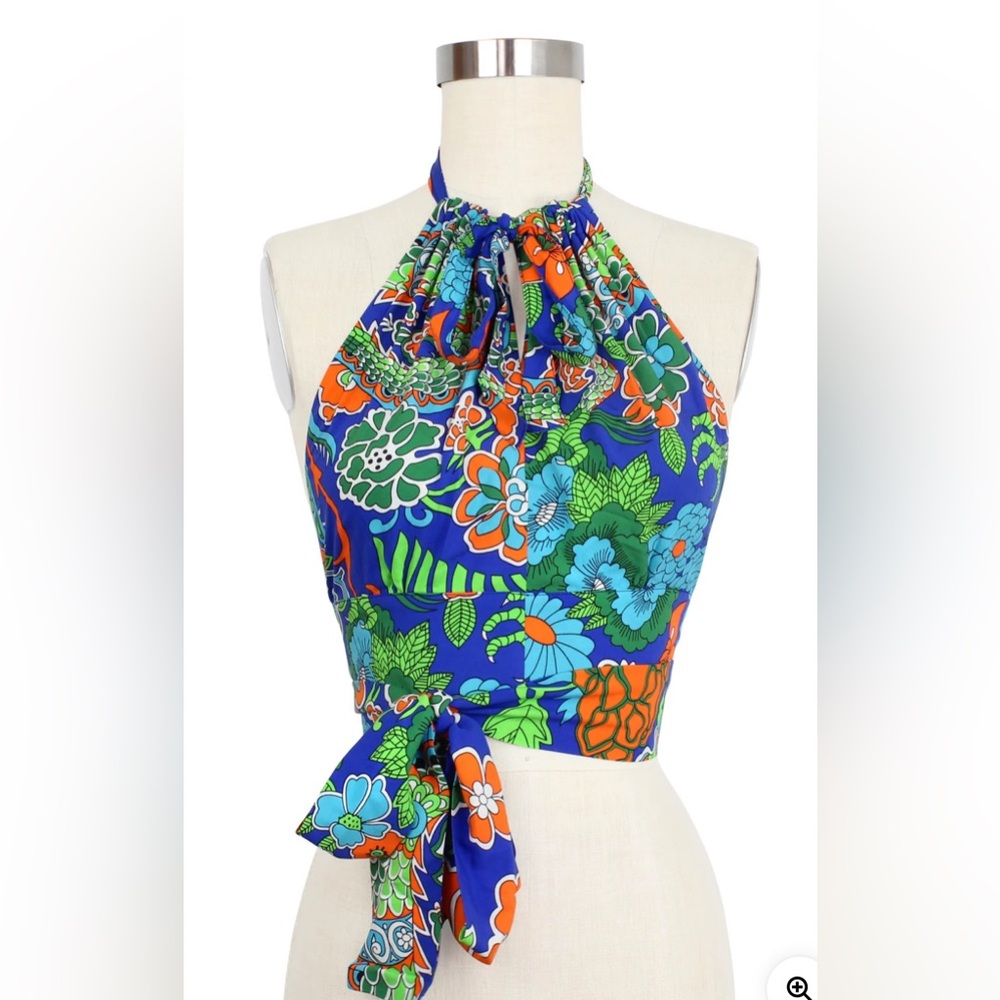 TRASHY DIVA Dragon Flower Vogue Top size XL NWT